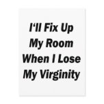 I'll Fix Up My Room When I Lose My Virginity postcards