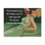 I'll Miss That Man Retro Postcard