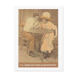 I'll Share My Soda Glass with You postcards