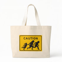 Illegal Aliens Crossing Highway Sign Bags