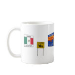 Illegal Border Crossing Sign Coffee Mug