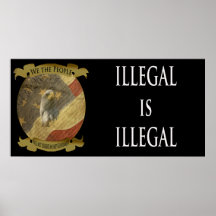 Illegal is Illegal Rally Poster