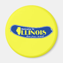 Illinois Fridge Magnet