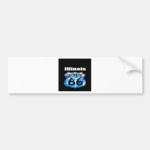 Illinois Route 66 Bumper Sticker