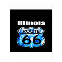 Illinois Route 66 Postcard