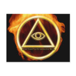 Illuminati on Fire postcards