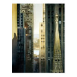 "Illuminating St. Pat's" New York Watercolor Art Postcard