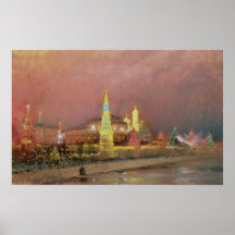 Illumination in the Kremlin, 1896 Print