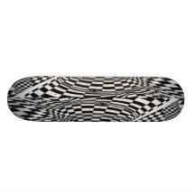 Illusion - Geometrix Skateboard Deck Design
