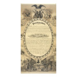 Illustrated Image of the Emancipation Proclamation photo cards