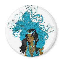 Illustration for carnival costume o las vegas show