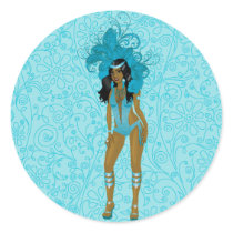 Illustration for carnival costume o las vegas show
