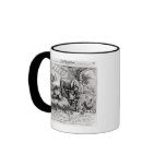 Illustration for 'The Dog and the Ox' mugs