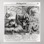 Illustration for 'The Dog and the Ox' posters