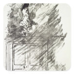 Illustration for 'The Raven' stickers