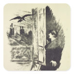 Illustration for 'The Raven' stickers