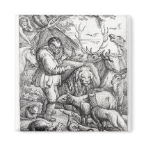 Illustration from the Introduction to Aesop's Refrigerator Magnet