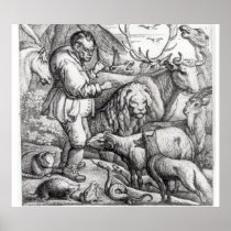 Illustration from the Introduction to Aesop's Posters