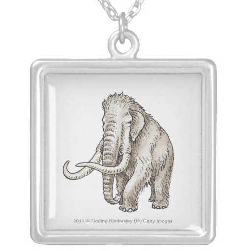 Illustration of a mammoth jewelry