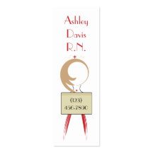 Illustration of Nurse (small) Business Cards