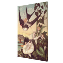 Illustration to 'Thumbkinetta', by Hans Christian Gallery Wrapped Canvas