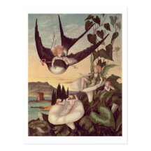 Illustration to 'Thumbkinetta', by Hans Christian Postcards