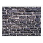 Illustrative Brick church wall Post Cards