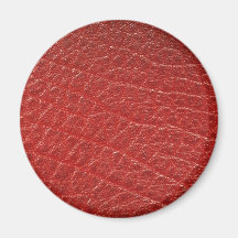 Illustrative Red leather texture Refrigerator Magnet