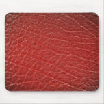 Illustrative Red leather texture Mousepads