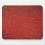 Illustrative Red leather texture Mousepads