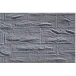 Illustrative Textured white brick wall photo sculptures