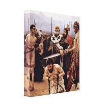 Ilya Yefimovich Repin - Beheading Canvas Print