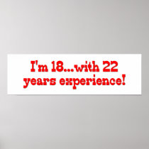I'm 18 With 22 Years Experience