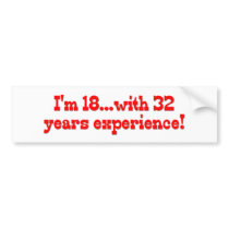 I'm 18 with 32 years experience!