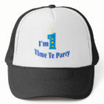 I'm 1 Time To Party.(blue) Mesh Hat