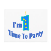 I'm 1 Time To Party.(blue)