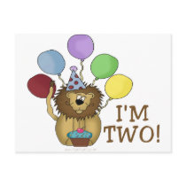 I'm 2 (lion) post cards