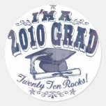 I'm a 2010 Grad T-Shirts and Gifts Round Sticker