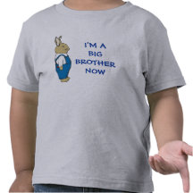 I'm A Big Brother Now Cute Rabbit in Overalls Tshirts