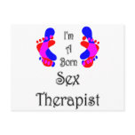 I'm A Born Sex Therapist postcards