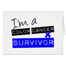 I'm a Colon Cancer Survivor Card