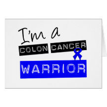 I'm a Colon Cancer Warrior Greeting Card