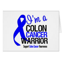 I'm a Colon Cancer Warrior Greeting Cards