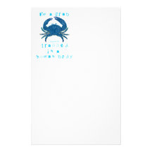 I'm a Crab Custom Stationery
