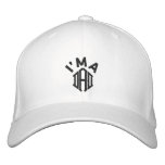 I'm a Dad - new father baby announcement peak caps embroidered hats