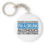 I'm A Drunk - Blue keychains