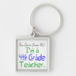 I'm a Fourth Grade Teacher Keychain