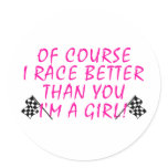 I'm A Girl Sticker