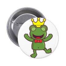 I'm a Green Frog Pinback Buttons