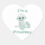 I'm a l'il monkey (light green) sticker